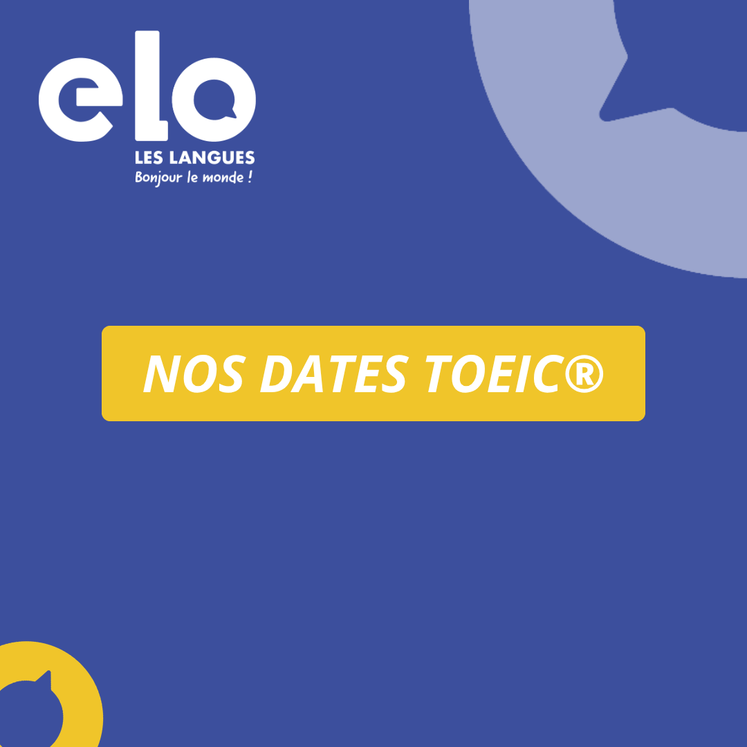 Image page blog : TOEIC : sessions 2026 !